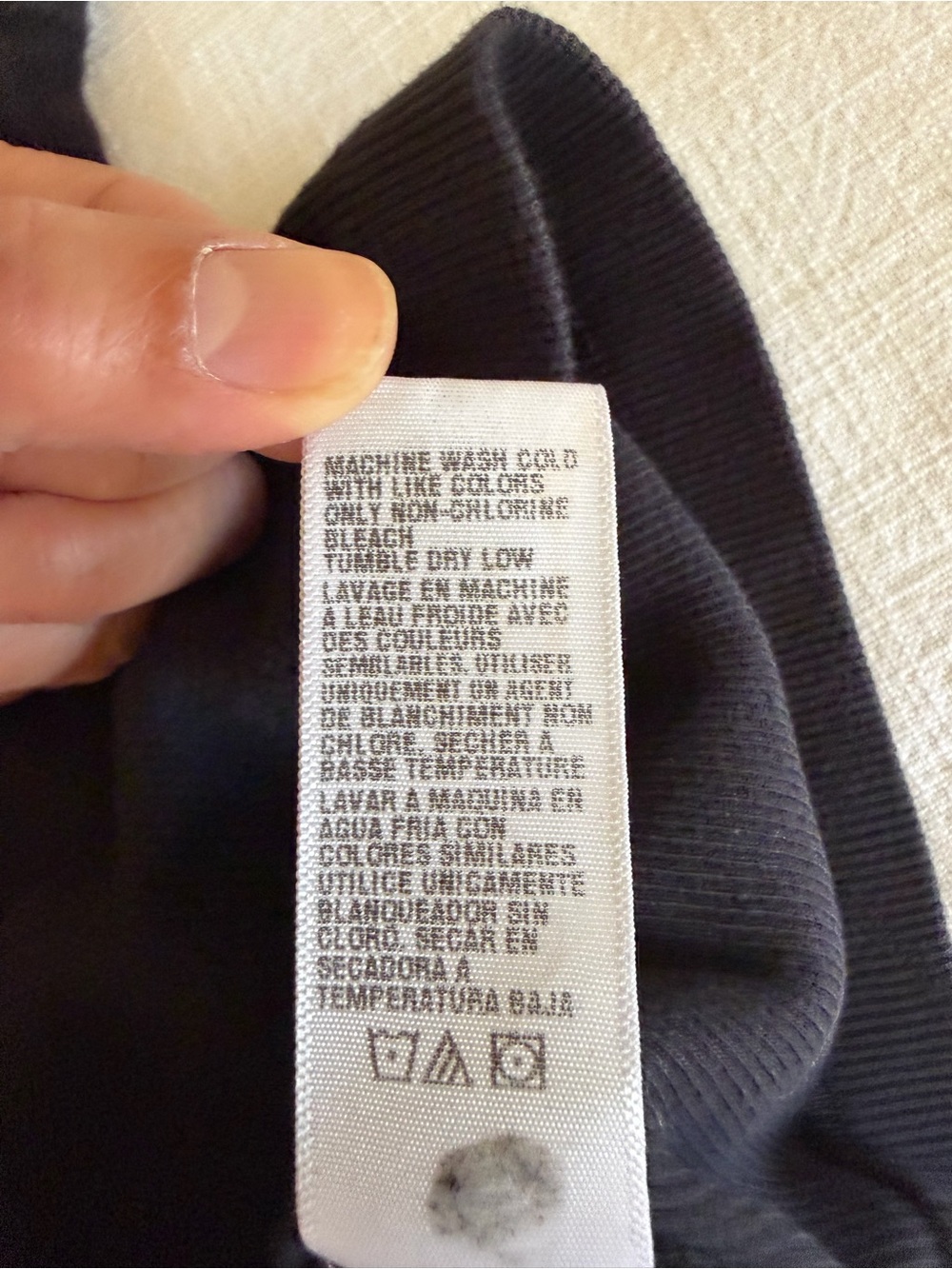 James Perse Black Ribbed Racerback Tank Top - Picture 6 of 8